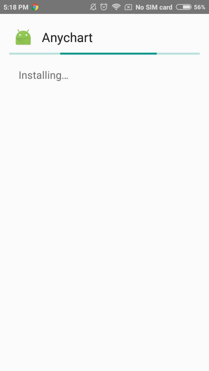 AnyChart Android basic sample | Mobile | Step 4